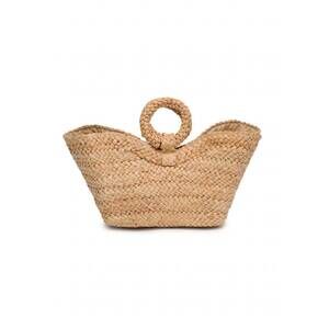 NEW URBAN EXPRESSION women's edith ring handle tote bag in natural